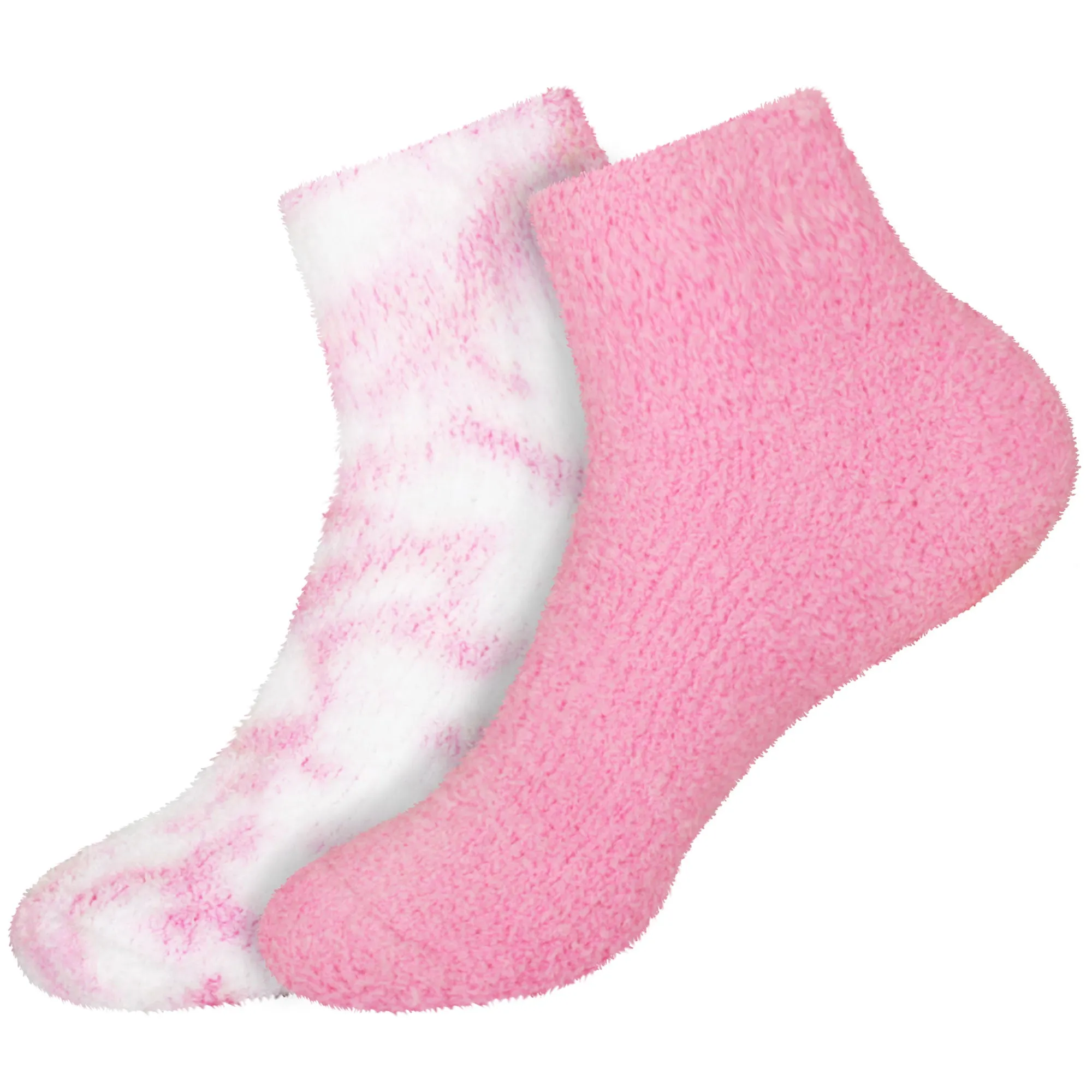 Women's Fuzzy Warm Fluffy Tie-Dye Colorful Ankle Socks