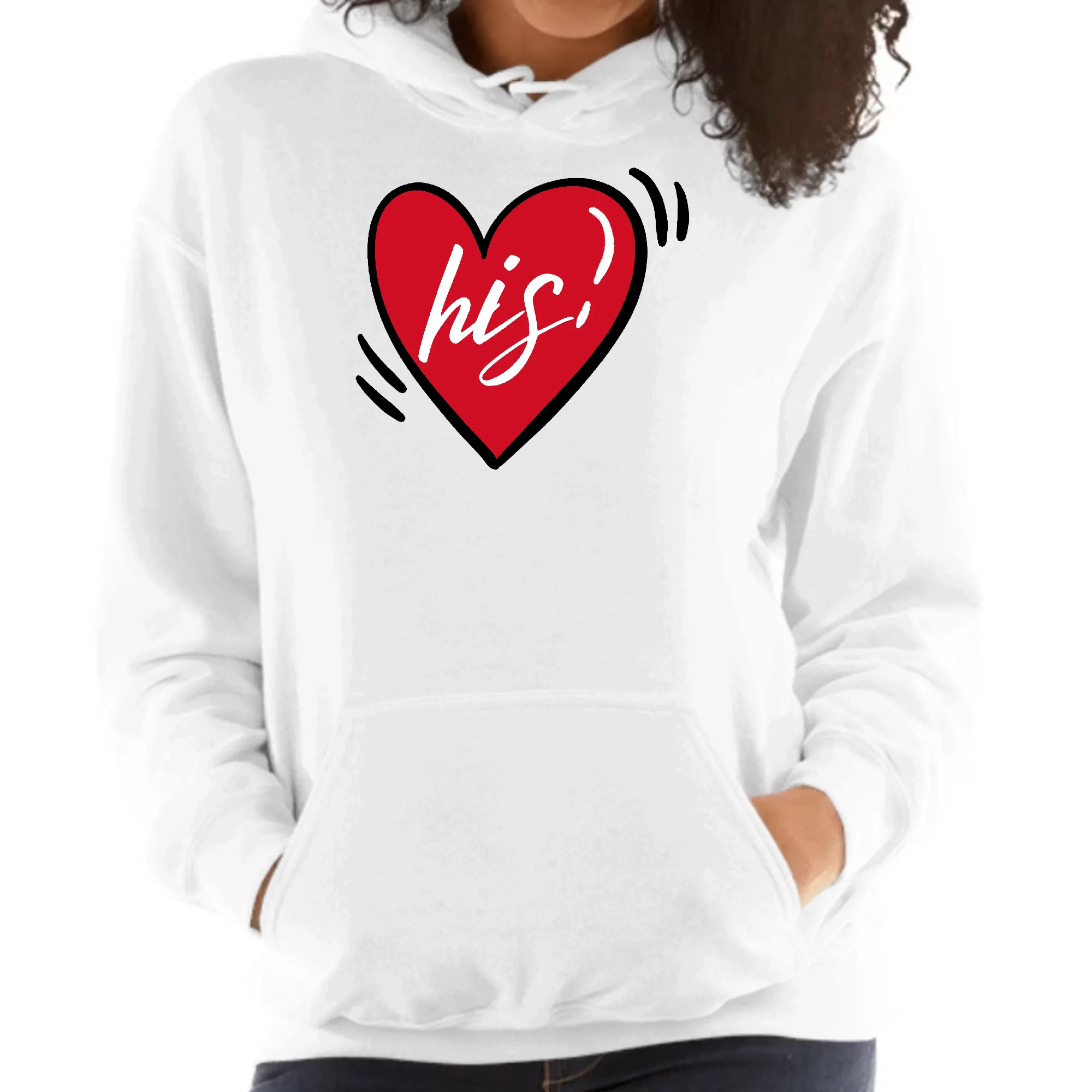 Womens Hoodie, Say it Soul His Heart, Couples