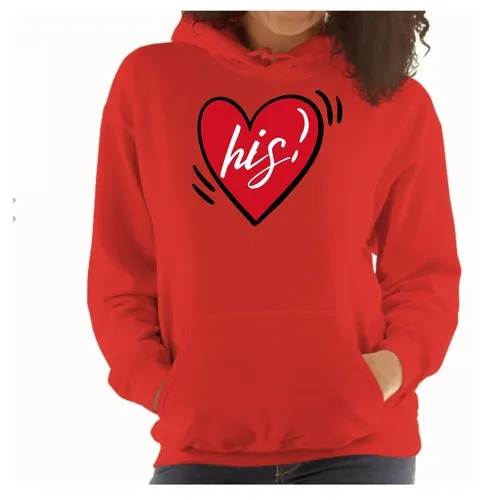 Womens Hoodie, Say it Soul His Heart, Couples