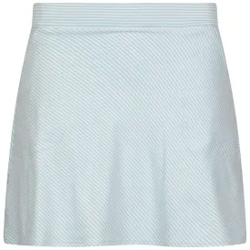 Womens Vista Stripe Sally Trim Skort Blue Spruce/White - AW24