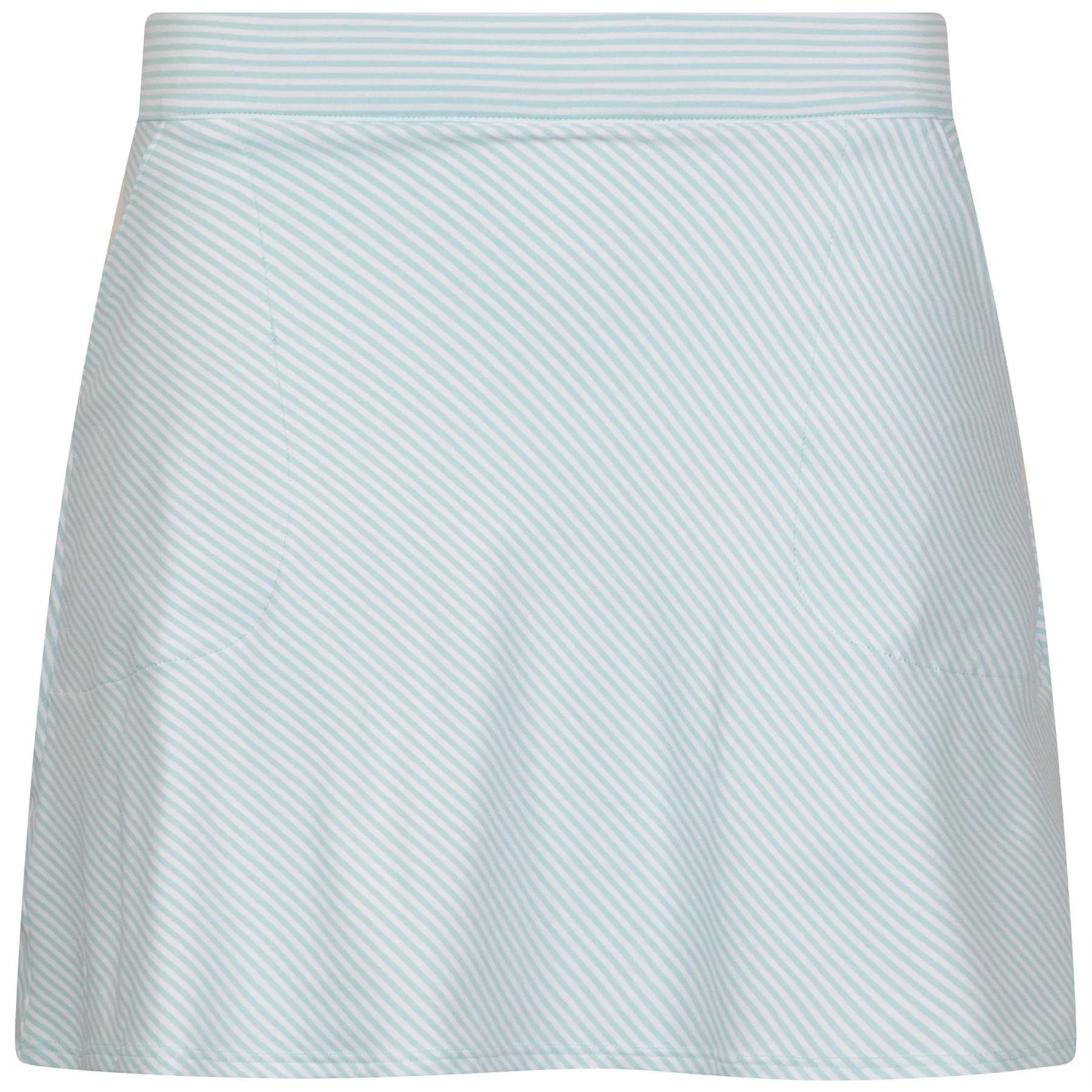 Womens Vista Stripe Sally Trim Skort Blue Spruce/White - AW24